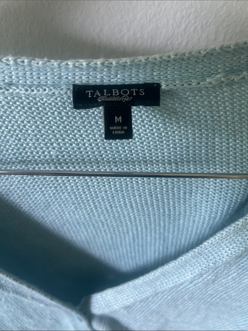 Talbots classic linen cardigan - Picture 2 of 4